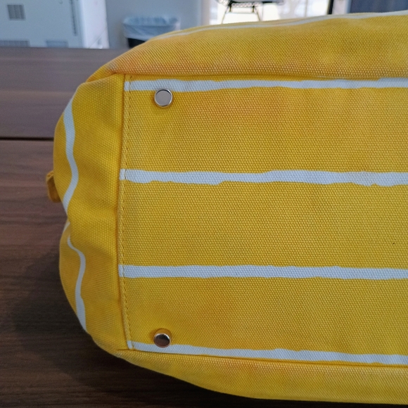 Kate Spade Yellow Striped Women's Bag - Picture 7 of 10